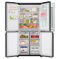 LG GMX844MCBF French Door (F, 1787 mm hoch, Matte Black Steel)