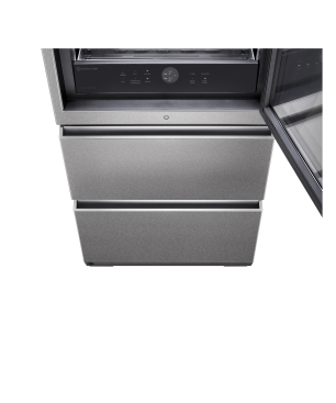 LG SIGNATURE LSR200B Kühlgefrierkombination (F, 307 kWh, 1793 mm hoch, Edelstahl)