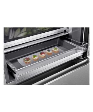 LG SIGNATURE LSR200B Kühlgefrierkombination (F, 307 kWh, 1793 mm hoch, Edelstahl)