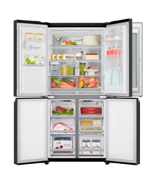 LG GMX844MCBF French Door (F, 1787 mm hoch, Matte Black Steel)