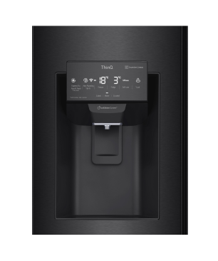 LG GMX844MCBF French Door (F, 1787 mm hoch, Matte Black Steel)