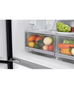 LG GMX844MCBF French Door (F, 1787 mm hoch, Matte Black Steel)