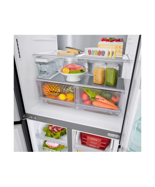 LG GMX844MCBF French Door (F, 1787 mm hoch, Matte Black Steel)