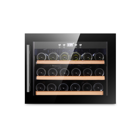 CAVIN Scandinavian Collection 18 Black Weinkühlschrank (EEK G, Schwarz)