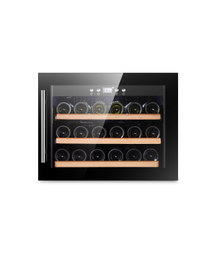 CAVIN Scandinavian Collection 18 Black Weinkühlschrank (EEK G, Schwarz)