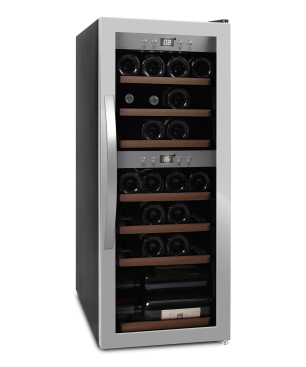MQUVÉE WineExpert 38 Stainless Weinkühlschrank (EEK G, Edelstahl)