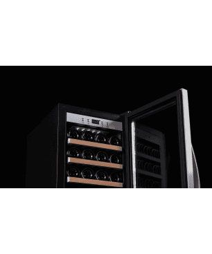 MQUVÉE WineExpert 38 Stainless Weinkühlschrank (EEK G, Edelstahl)