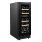 CAVIN Arctic Collection 30D Black Weinkühlschrank (EEK G, Schwarz)