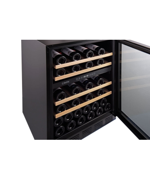 CAVIN Arctic Collection 60D Black Weinkühlschrank (EEK G, Schwarz)