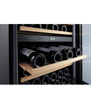 CAVIN Arctic Collection 60D Black Weinkühlschrank (EEK G, Schwarz)
