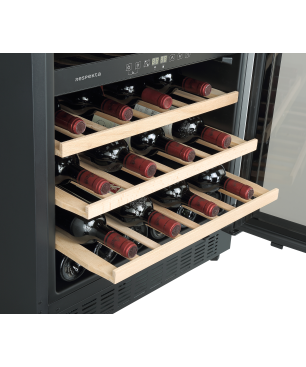 RESPEKTA WKSU-46-19 Weinkühlschrank (EEK G, Schwarz)