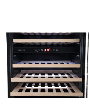 RESPEKTA WKSU-46-19 Weinkühlschrank (EEK G, Schwarz)