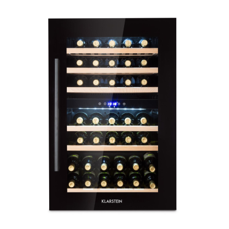 KLARSTEIN Vinsider 35D Onyx Edition Weinkühlschrank (EEK G, Schwarz)