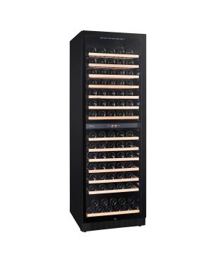 PEVINO Noble - PN166D-HHB Weinkühlschrank (EEK G, Schwarz)