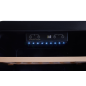 CAVECOOL Retro Apatite CC130SB Weinkühlschrank (EEK F, Schwarz)