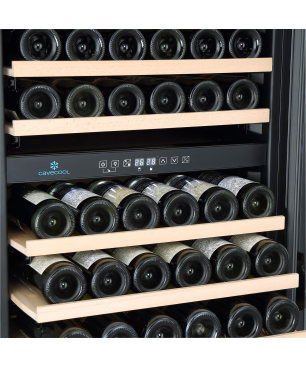 CAVECOOL Affection Onyx CC428DB Weinkühlschrank (EEK G, Schwarz)