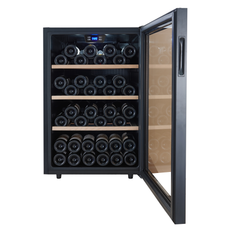 CAVECOOL Chill Topaz CC62SB Weinkühlschrank (EEK G, Schwarz)