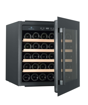 CAVECOOL Morion Dravite CCI92SB Weinkühlschrank (EEK G, Schwarz)