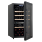CAVECOOL Raw Citrine CC124DB Weinkühlschrank (EEK G, Schwarz)