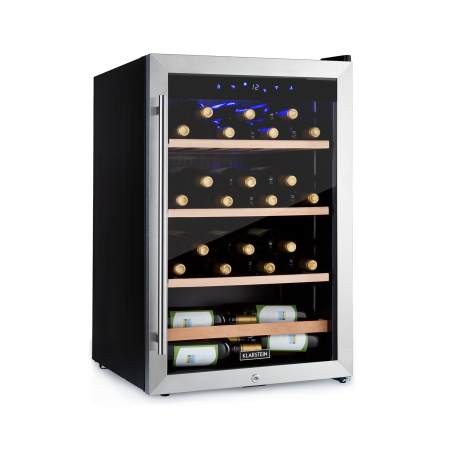 KLARSTEIN Vinamour Weinkühlschrank (EEK G, Schwarz)