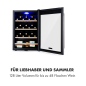 KLARSTEIN Vinamour Weinkühlschrank (EEK G, Schwarz)