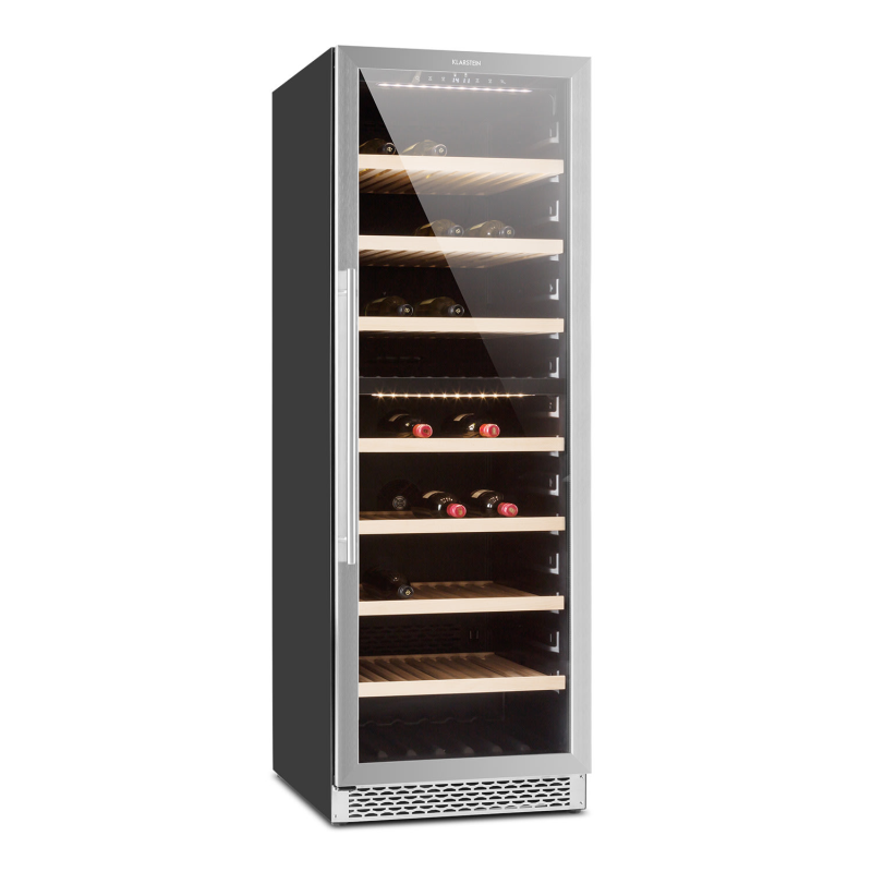 KLARSTEIN Reserva 166 Duo Weinkühlschrank (EEK G, Schwarz)