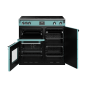 STOVES Richmond Deluxe S900 EI Induktion Country Blue/Chrom Standherd (EEK A, Induktion, 164 Liter)