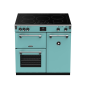 STOVES Richmond Deluxe S900 EI Induktion Country Blue/Chrom Standherd (EEK A, Induktion, 164 Liter)
