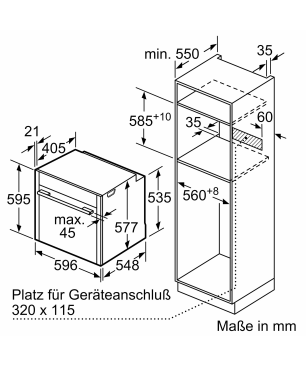 NEFF B55CR25N0+T56BT50N0 N 70, Backofenset (Induktionskochfeld, A+, 71 Liter)