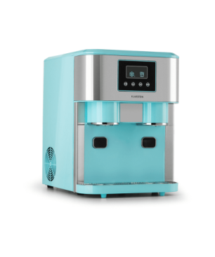 KLARSTEIN Eiszeit Crush Eiswürfelmaschine (150 Watt, Pastelblau)