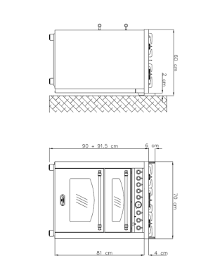 LOFRA DOLCEVITA- Doppelbackofen 70 cm Standherd (EEK A, Gaskochfeld, 70 Liter)