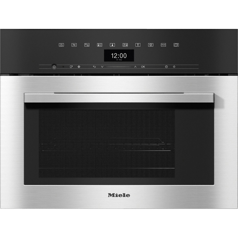 MIELE DGM 7340 Einbau-Dampfgarer mit Mikrowelle (1000 Watt, Edelstahl/CleanSteel)