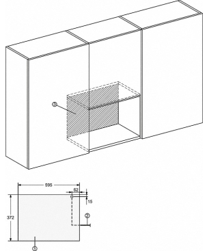 MIELE M 2234 SC, Mikrowelle (800 Watt, Grillfunktion)