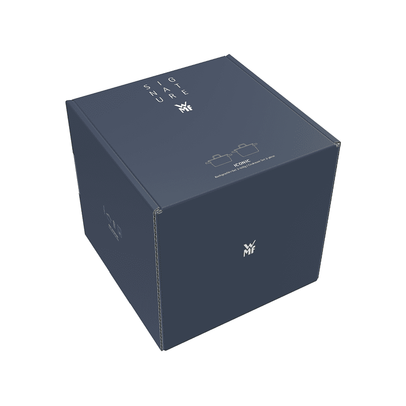 WMF 07.4012.6030 Iconic 2-tlg. Topf-Set Cromargan®: Edelstahl Rostfrei 18/10