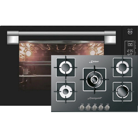 KAISER EH 9309 + KCG 8382 Turbo, Herdset (Gaskochfeld, A, 98 Liter)