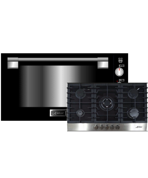 KAISER EG 9371 + KCG 9386 Turbo, Herdset (Gaskochfeld, A, 98 Liter)