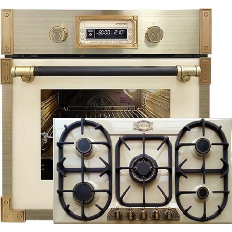 KAISER EH 6427 ElfAD + KG 9325 ElfEm, Herdset (Gaskochfeld, A, 66 Liter)