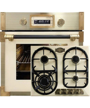 KAISER EH 6427 ElfAD + KG 6325 ElfEm, Herdset (Gaskochfeld, A, 66 Liter)