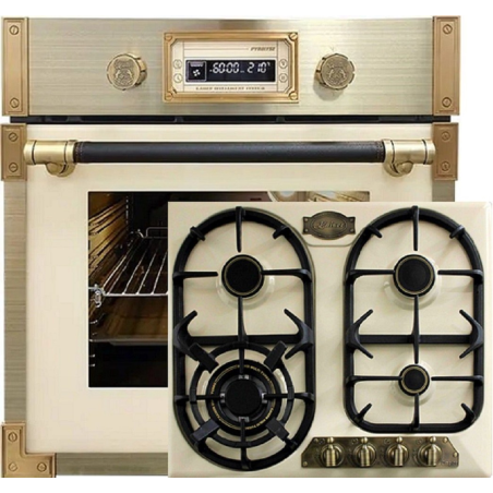 KAISER EH 6427 ElfAD + KG 6325 ElfEm, Herdset (Gaskochfeld, A, 66 Liter)