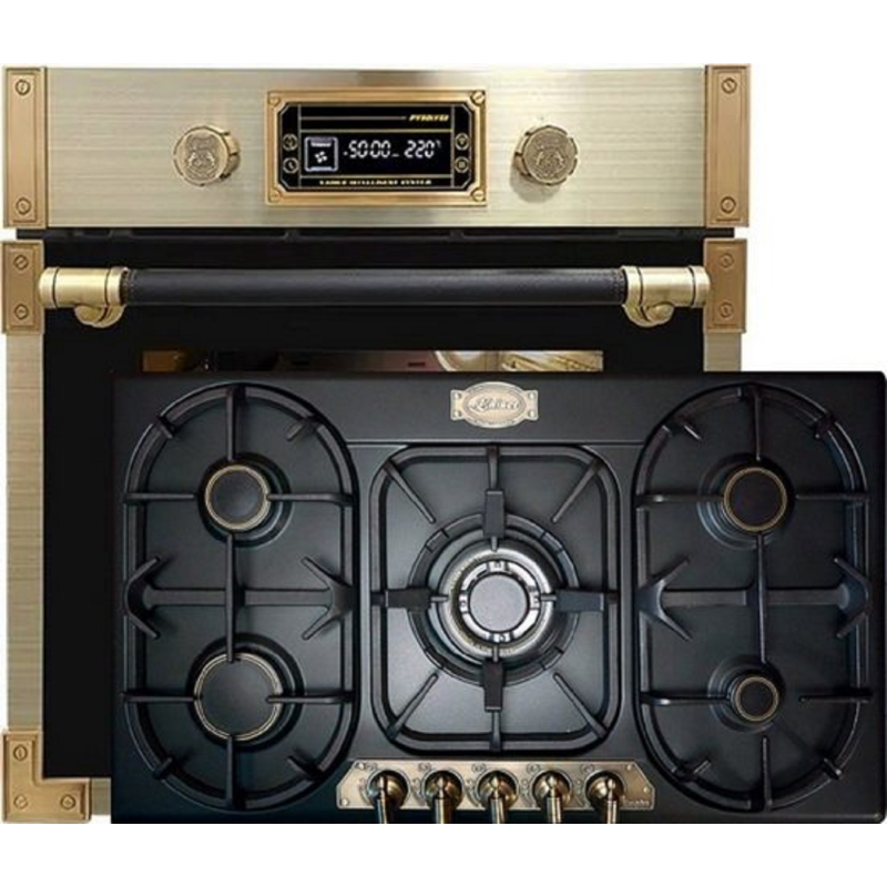 KAISER EH 6427 AD + KG 9325 Em, Herdset (Gaskochfeld, A, 66 Liter)