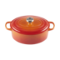 LE CREUSET Bräter oval 31 cm-orange Topf Metall