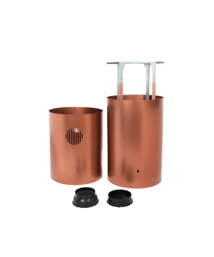 F.BAYER POLE IS40KU ECO, Dunstabzugshaube (40 cm breit, 40 cm tief)