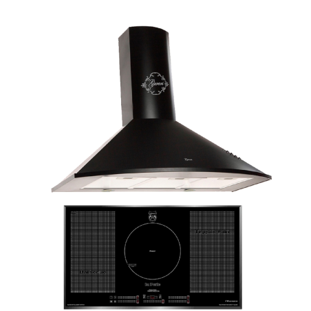 GURARI GCH C 046 BL 9+ KCT 97 FI LaPerle, Dunstabzugshaube (90 cm breit)