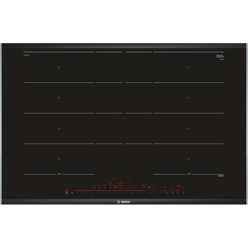 BOSCH PXY 875 DW 4 E Glaskeramik (816 mm breit, 4 Kochfelder)