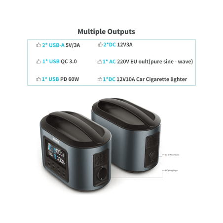 OUBO OUBO-P470 Energiestation 470W schwarz