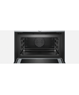 SIEMENS CM633GBS1, Backofen mit Mikrowelle mit Mikrowellenfunktion (Einbaugerät, 45 Liter, 594 mm breit), iQ700