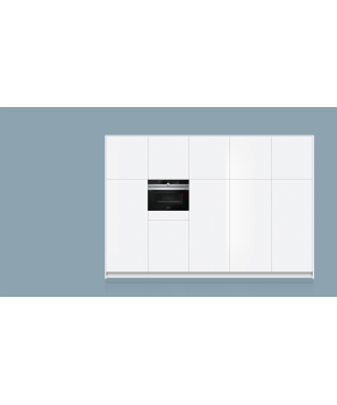 SIEMENS CM633GBS1, Backofen mit Mikrowelle mit Mikrowellenfunktion (Einbaugerät, 45 Liter, 594 mm breit), iQ700