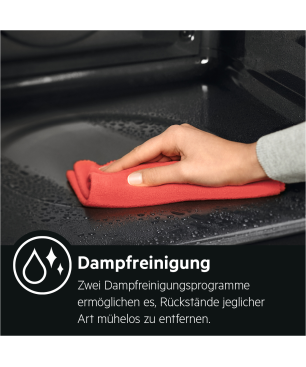 AEG BCO99821V2, Backofen (Einbaugerät, 70 Liter, 595 mm breit), Serie 9000 mit SteamPro Wifi-Multi-Dampfgarer (mit Sous-vide-G
