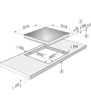 MIELE H 2267-1 E + KM 6003 LPT, Einbauherdset (Elektrokochfeld, A+, 76 Liter)