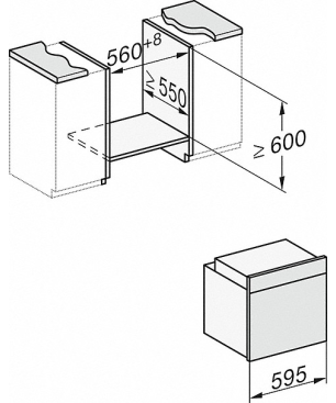 MIELE H 2267-1 E + KM 6003 LPT, Einbauherdset (Elektrokochfeld, A+, 76 Liter)